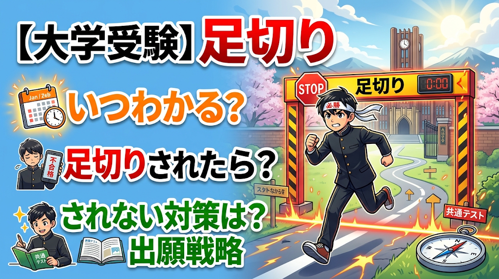 大学受験の足切り いつわかる？足切されたらどうなる？されない方法は？