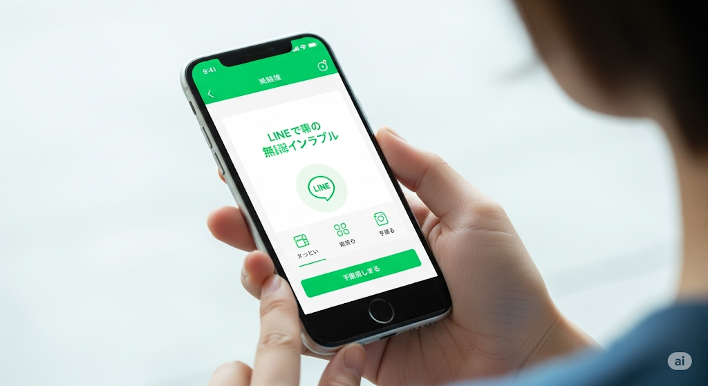 LINEで簡単！無料体験を申込む方