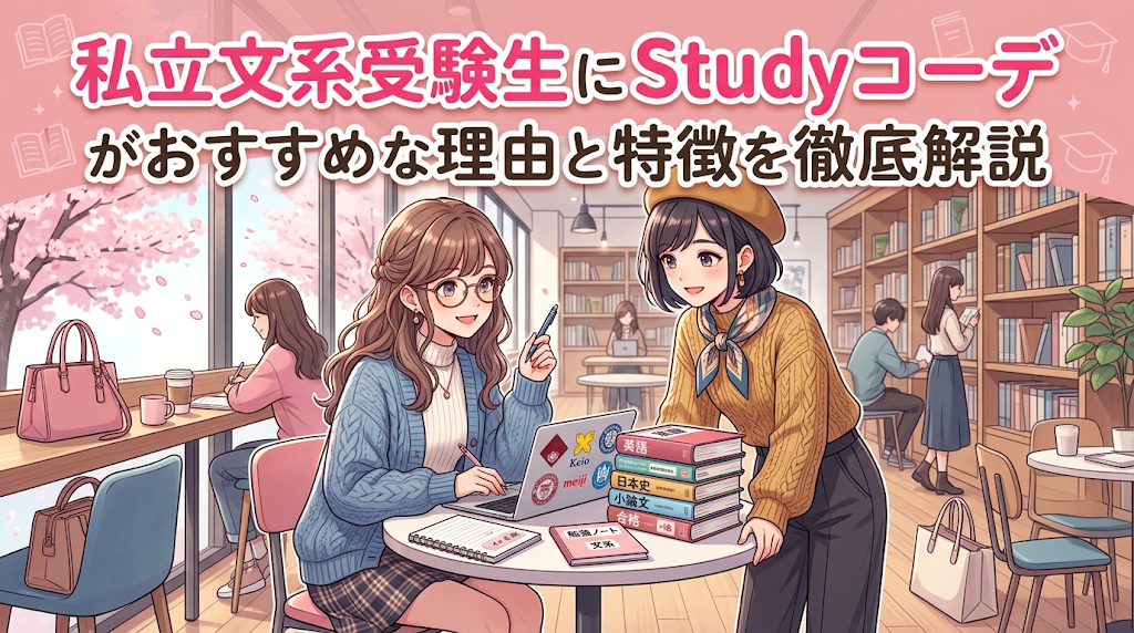 私立文系受験生にStudyコーデがおすすめな理由と特徴