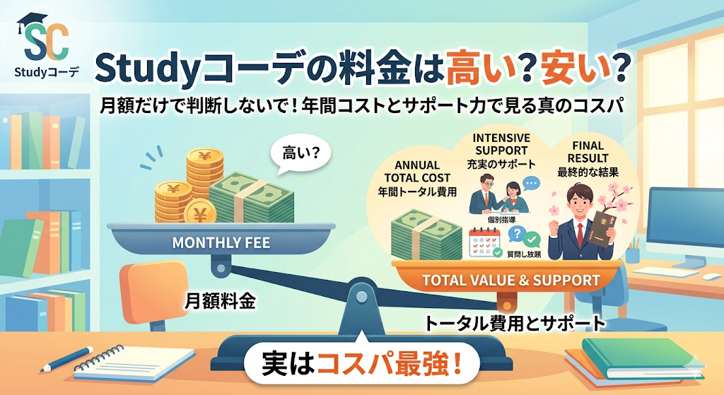 Studyコーデの料金は高いか安いか?