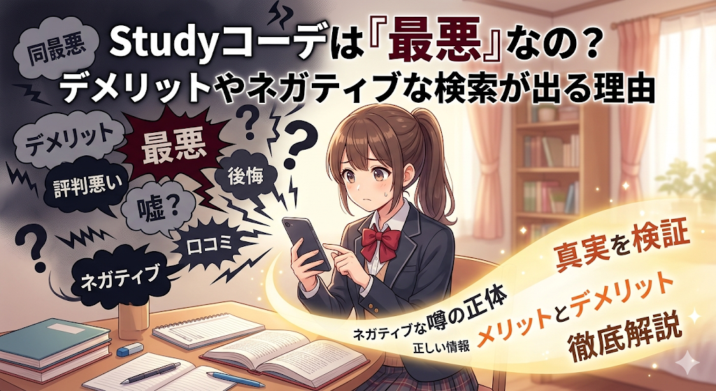 Studyコーデは「最悪」なの?デメリットやネガティブな検索が出る理由