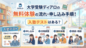 大学受験ディアロの無料体験の流れ・申し込み手順