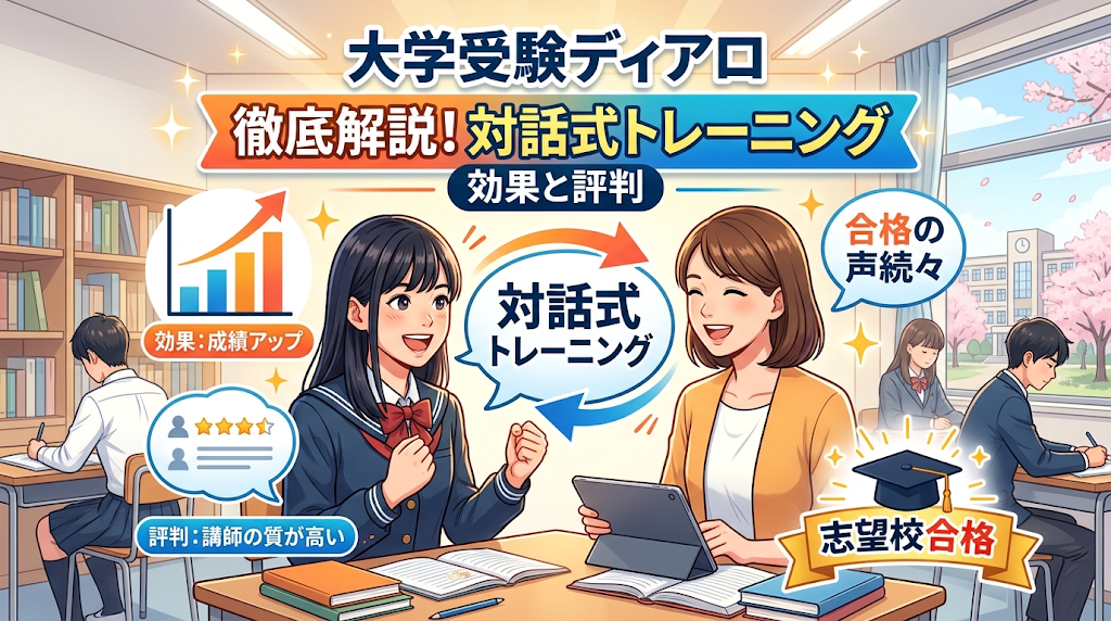 大学受験ディアロの概要！料金・口コミとZ会流「対話式トレーニング」
